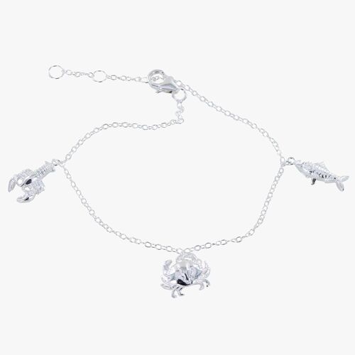 Little Nippers Sterling Silver Charm Bracelet