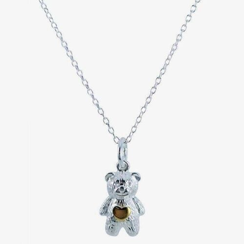 Teddy Bear Charm Necklace