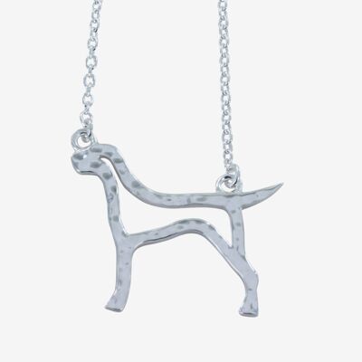 Sterling Silver Hound Necklace