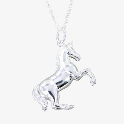Rearing Horse Necklace