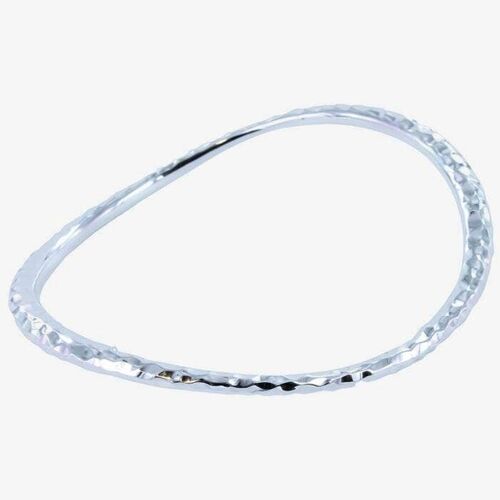 Rocking Bangle Hammered