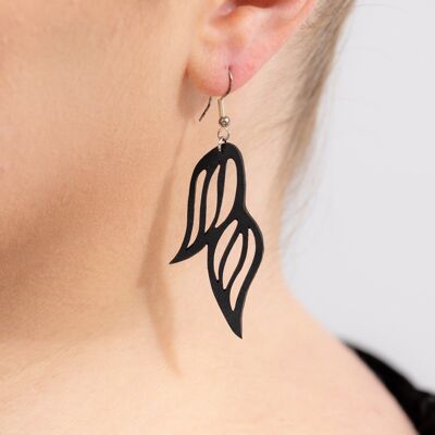 Pendientes de goma reciclada Jasmine