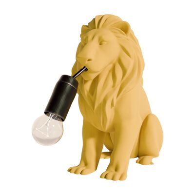 Lampada da tavolo a forma di leone