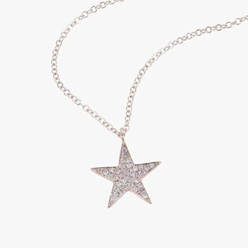 Collier Etoile Diamant 1