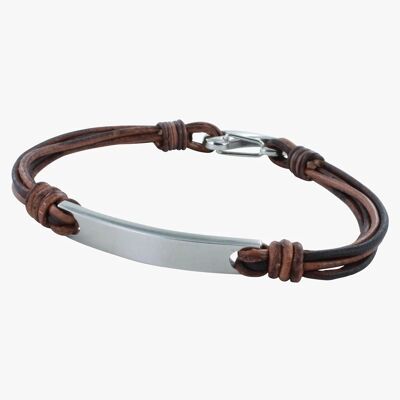 ID Leather Bracelet