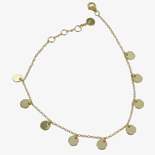 Dotty Charm Bracelet Gold