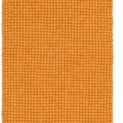 Tapis rectangulaire en boules de feutre Risa