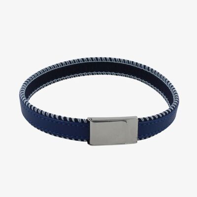 Cut to size Leather Bracelet BLUE