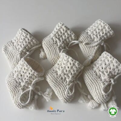 Chaussons bébé en coton bio – Faits main et intemporels