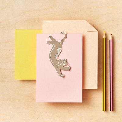 Marque-page chat de tous les jours