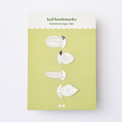 Marque-pages feuilles - Acier