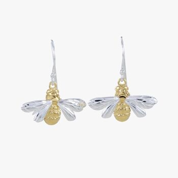 Boucles d'oreilles reine des abeilles 2