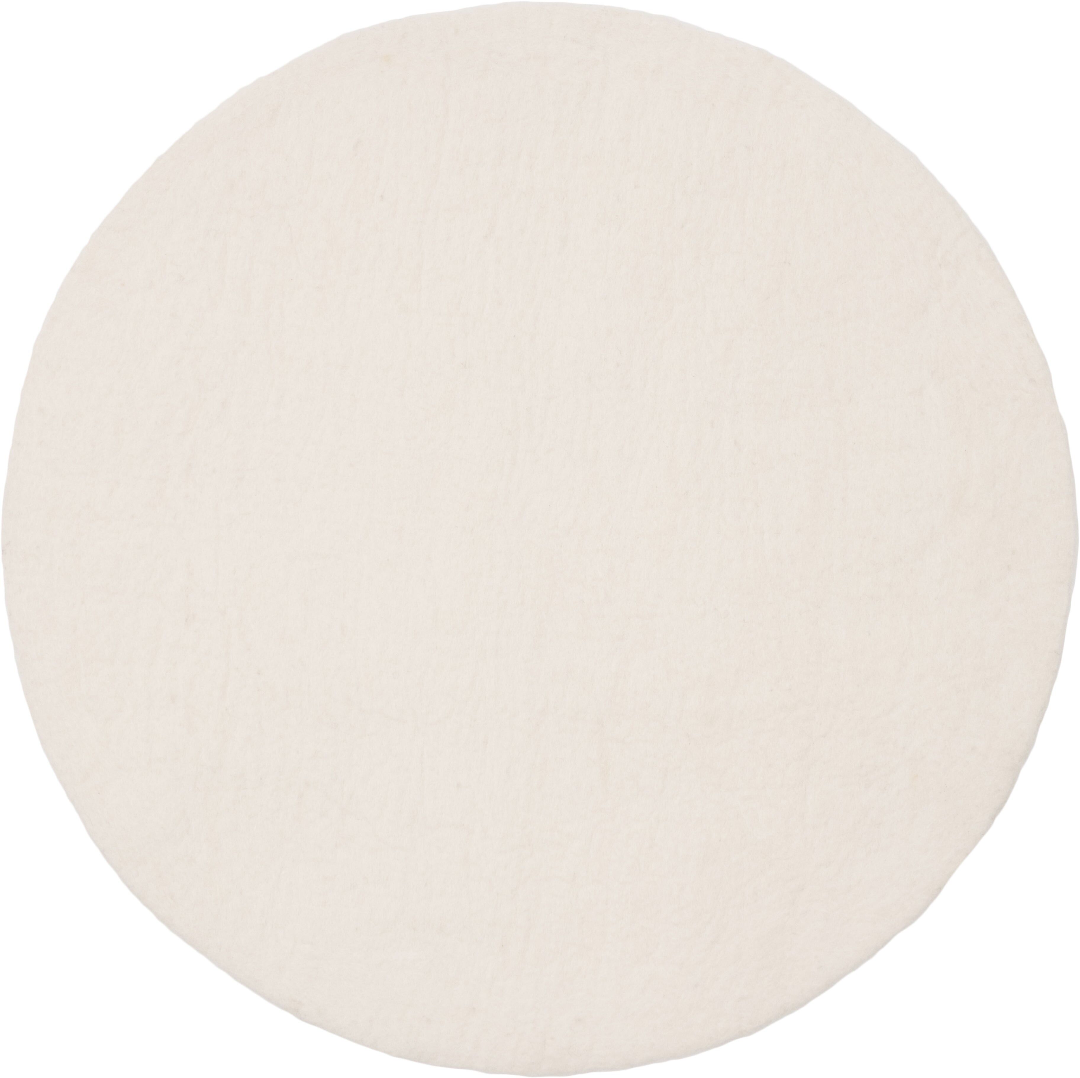 Alfombra redonda de fieltro Linéa