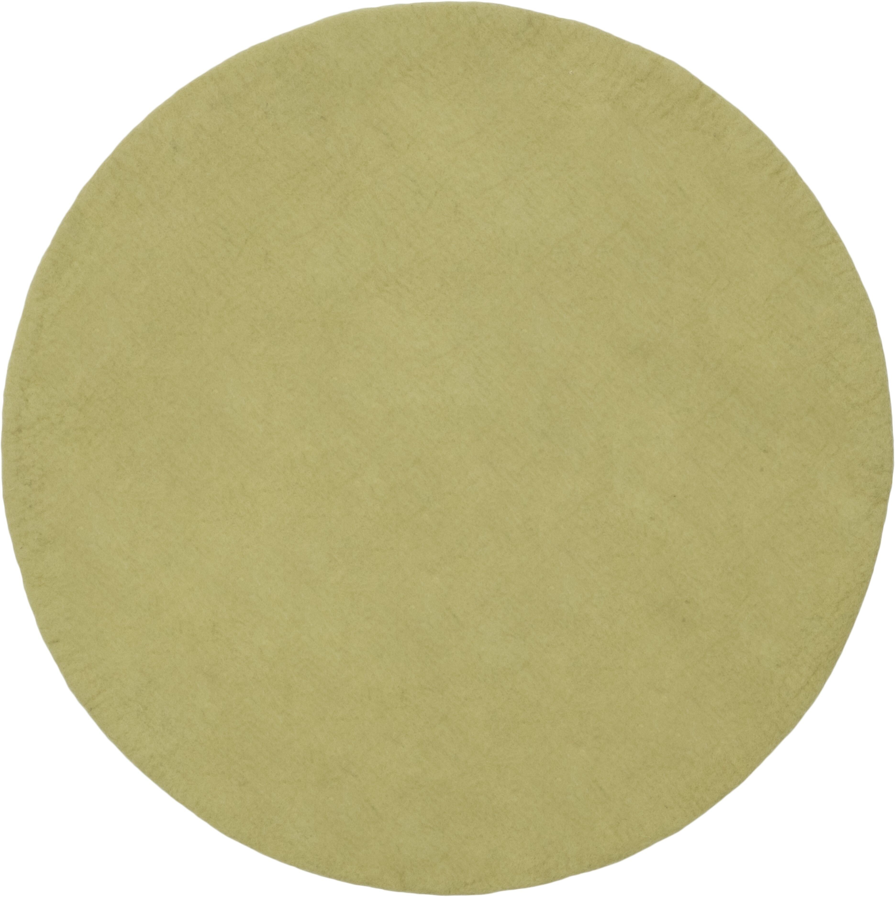 Alfombra redonda de fieltro Pitt