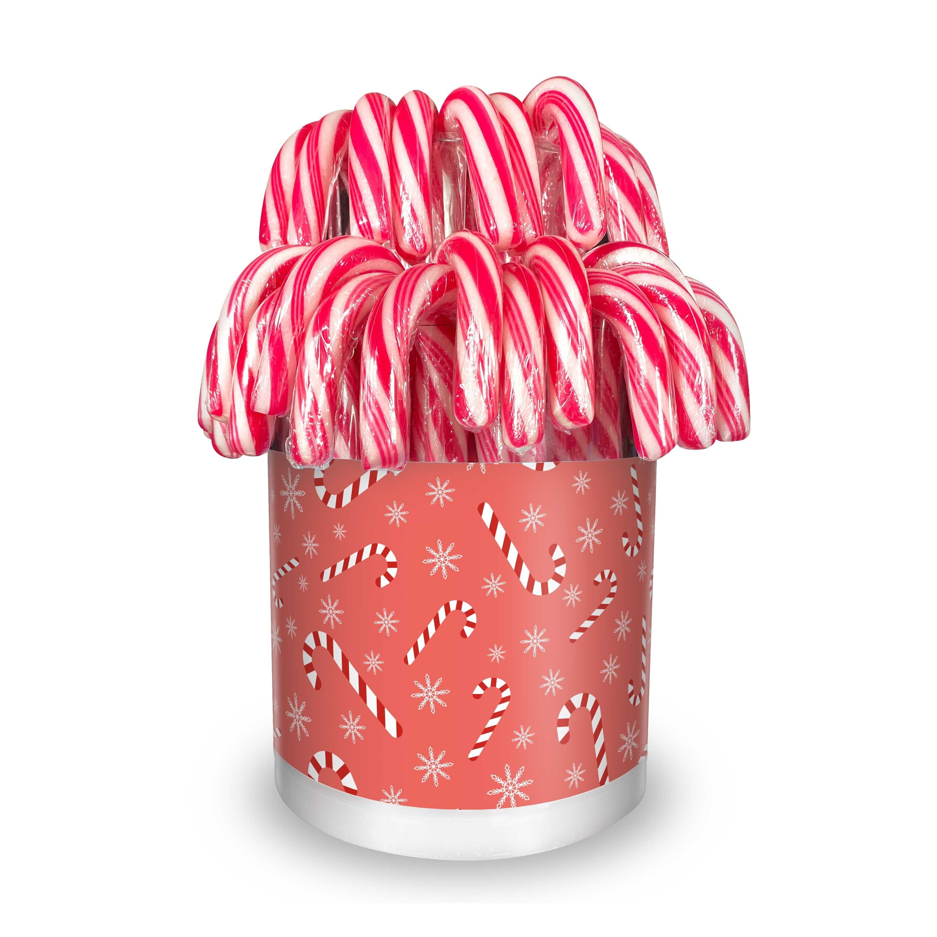 Bastón de caramelo rojo y blanco 28g