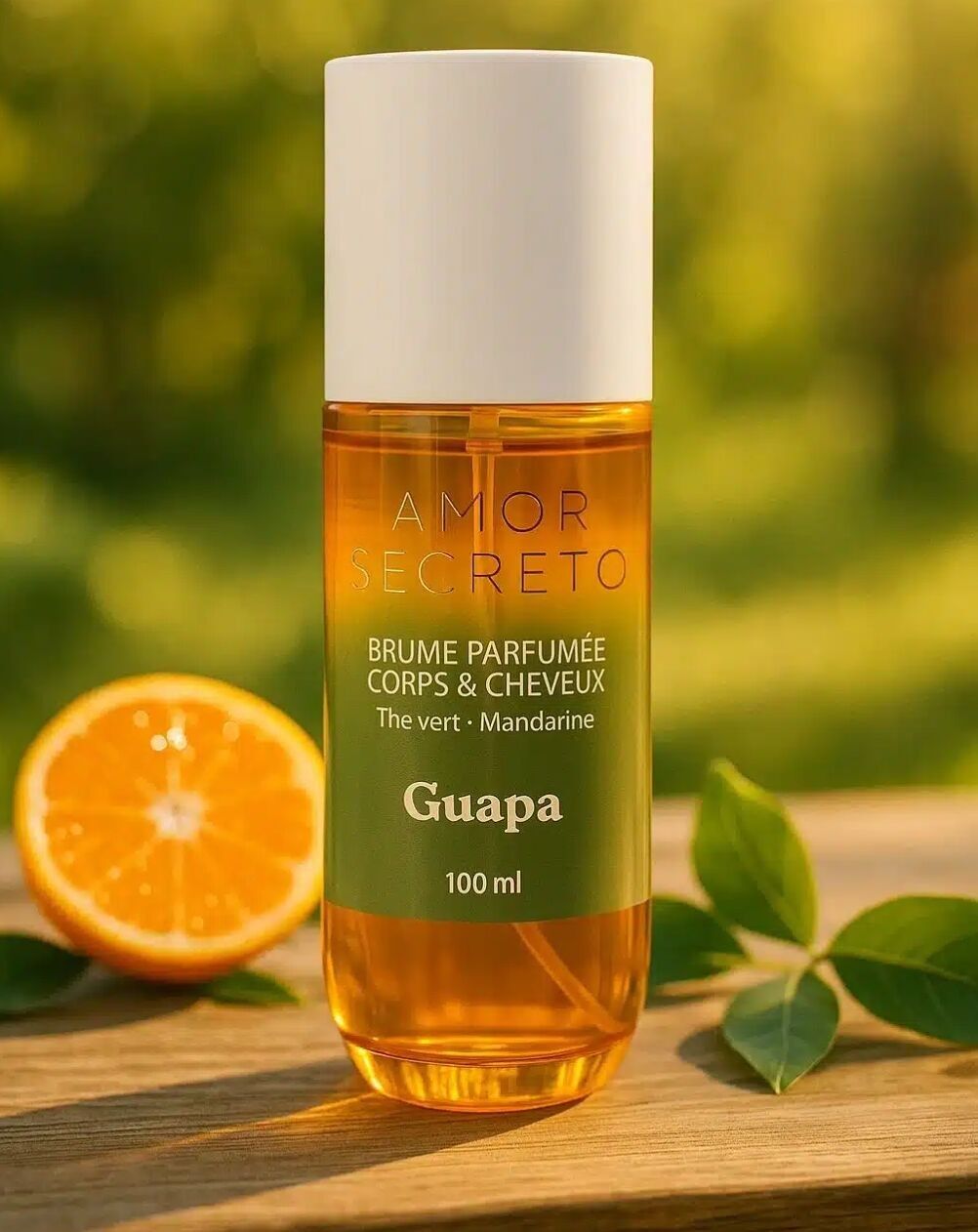 Spray profumato per corpo e capelli – Tè verde/Mandarino