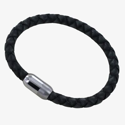 Bracciale in pelle vintage BLK