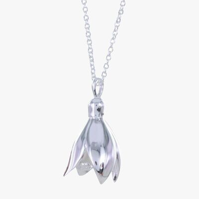 Sterling Silver Snowdrop Necklace