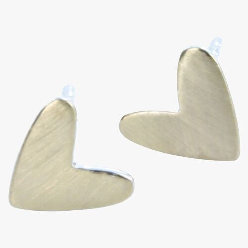 Cariad Stud Earrings Gold