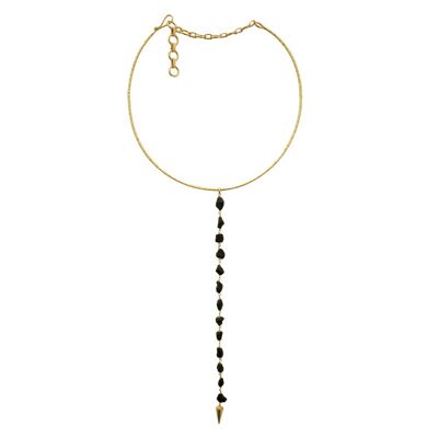 Collier infini noir