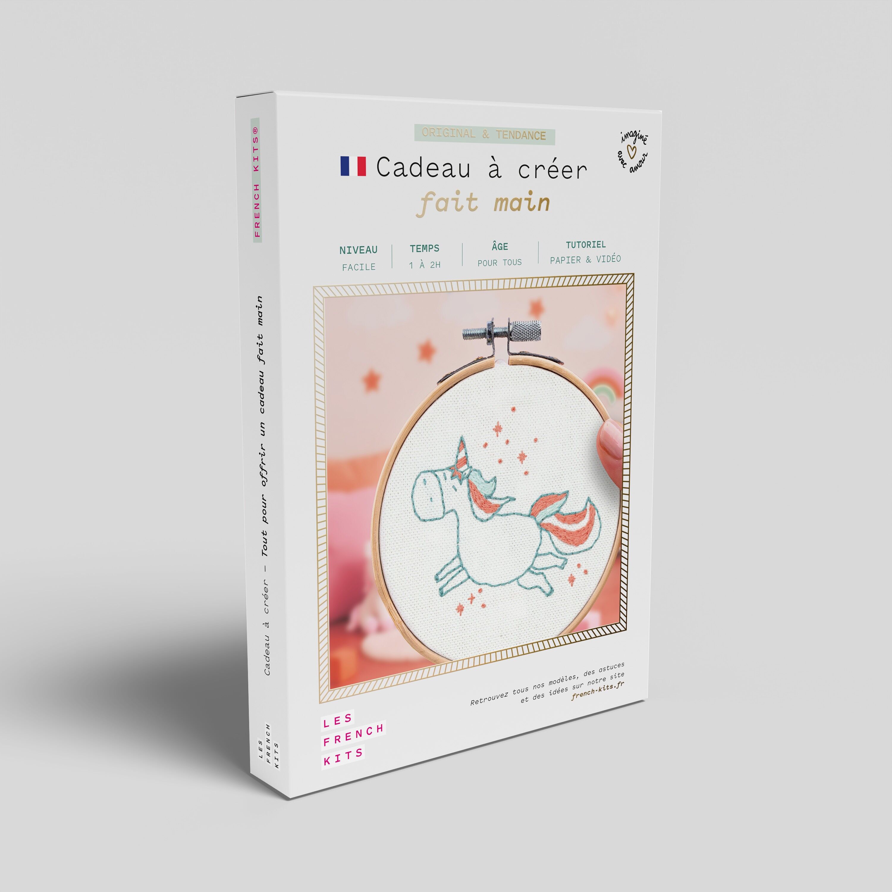 Les French Kits - Decorative Embroidery - Unicorn