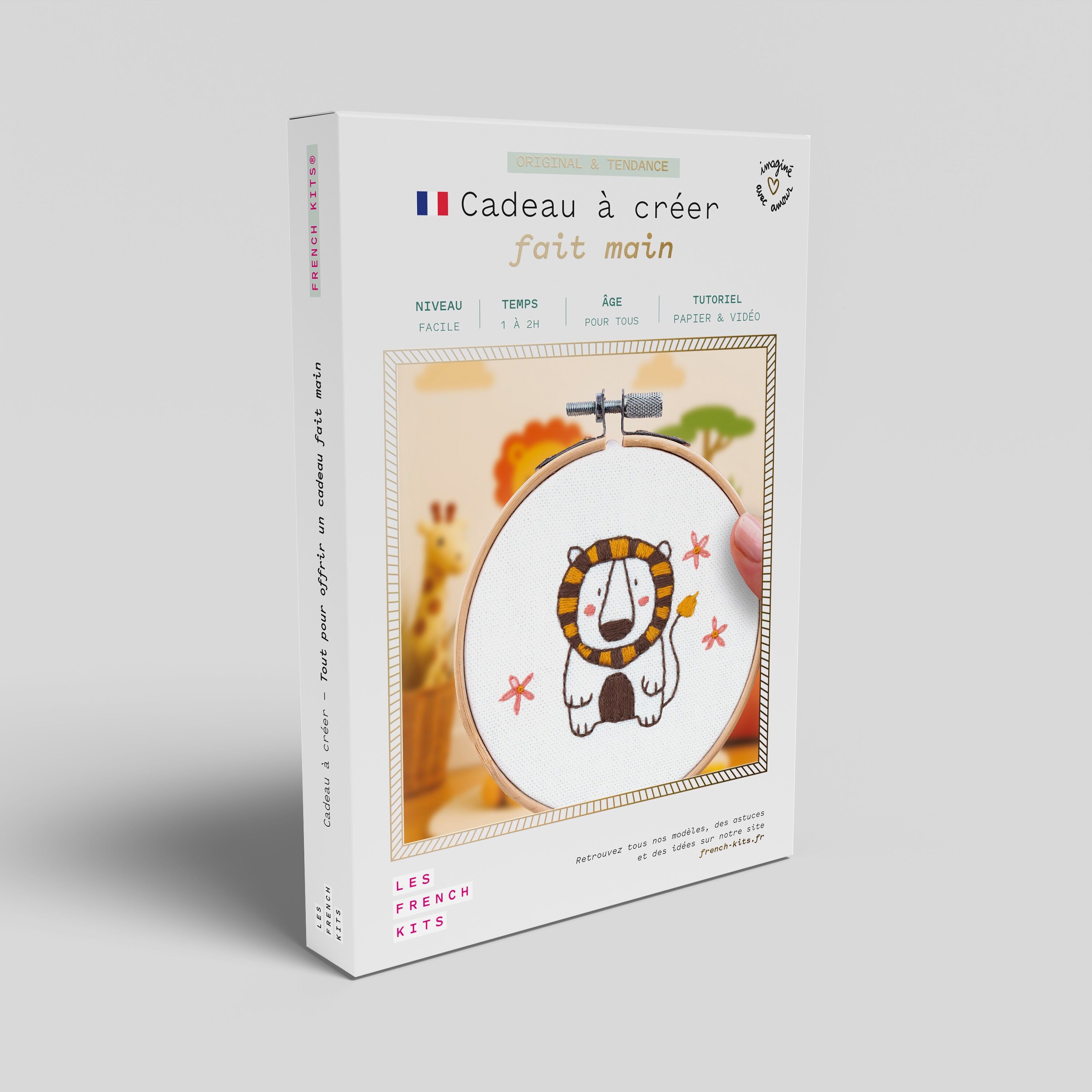 Kits Les French - Bordado decorativo - León