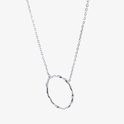 Hula-Hoop-Halskette aus Sterlingsilber