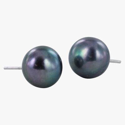 Peacock Pearl Stud Earrings