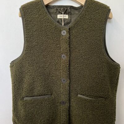 Elegante gilet di peluche