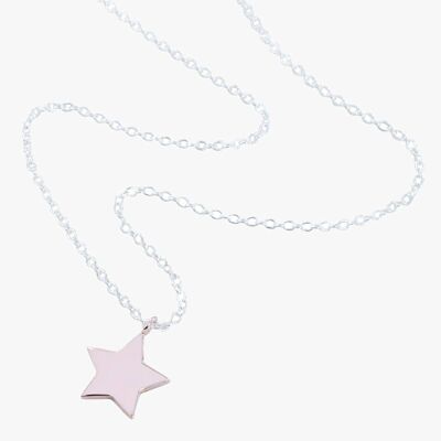 Rose Star Slider Necklace