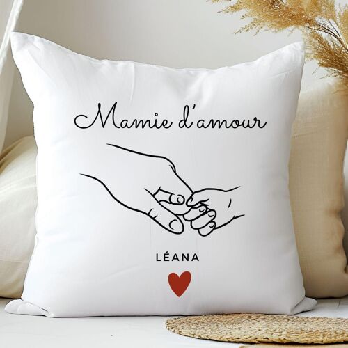 Coussin pour Mamie - Mains