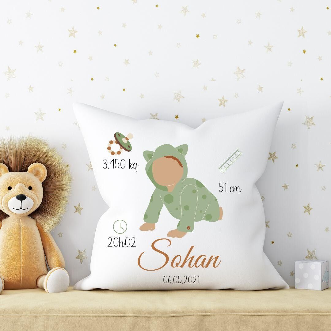 Cuscino nascita personalizzato - Neonato