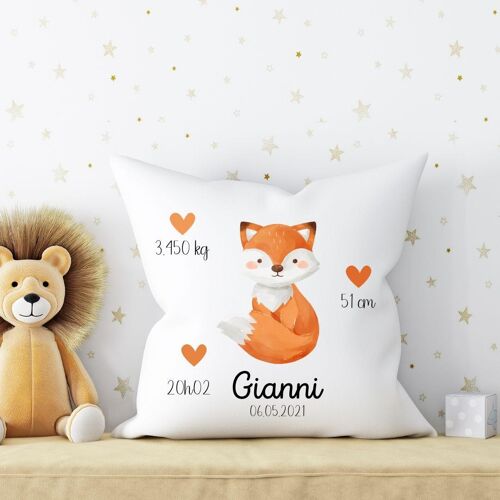 Coussin Naissance – Renard