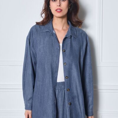 Camicia in denim leggero