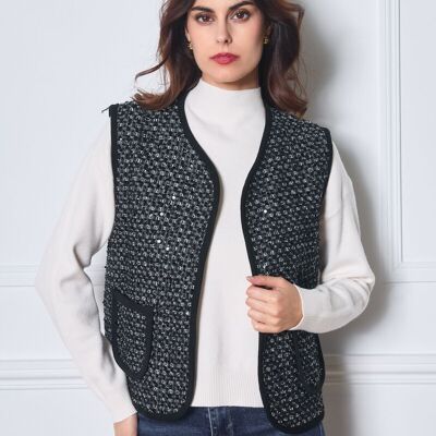 Elegante gilet in rete