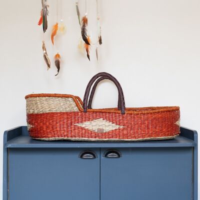 Moses basket - Moses cradle made of seagrass - Ranja