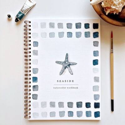 Cahier d'aquarelle bord de mer