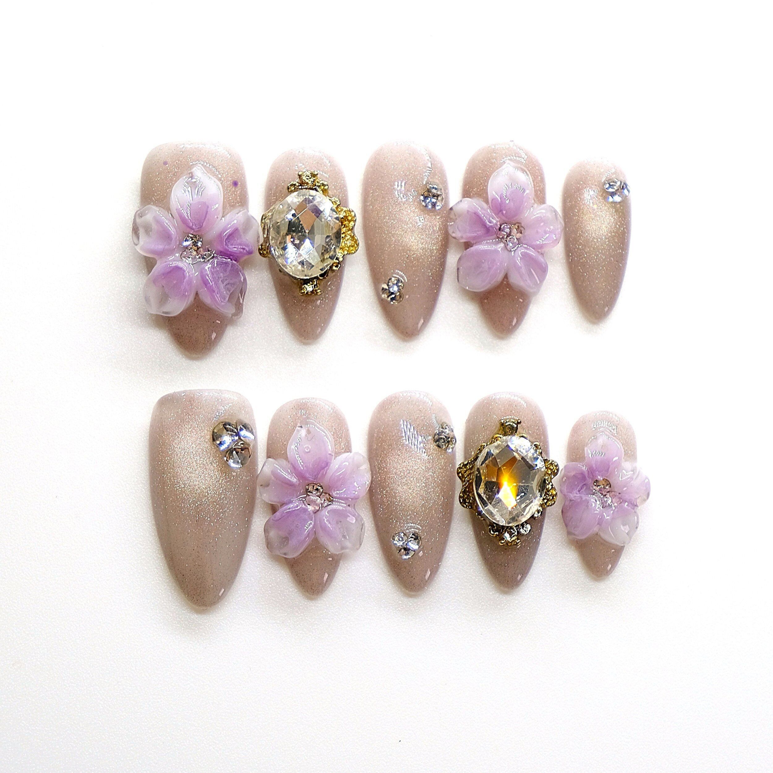 Sól Lumière Florale false nail kit