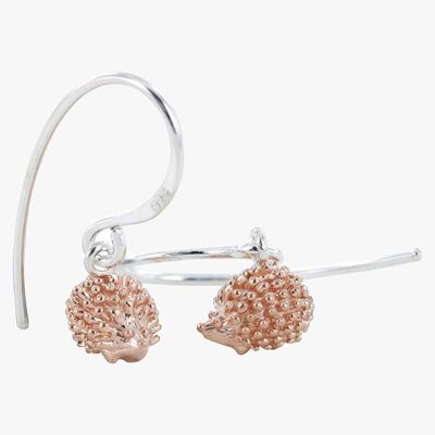 Boucles D'oreilles Hérisson Rose