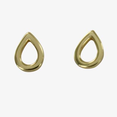 Tear Drop Stud Gold