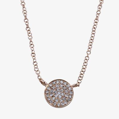 Diamond Closed Ring Necklace