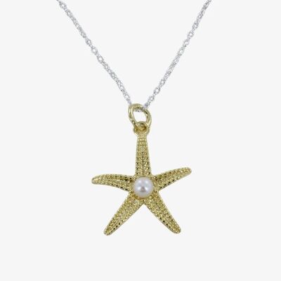 Collar de perlas estrella de mar JC53G