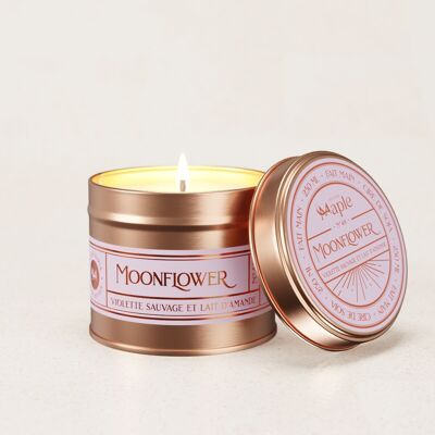 Bougie MOONFLOWER - Violette, Lait d'amande