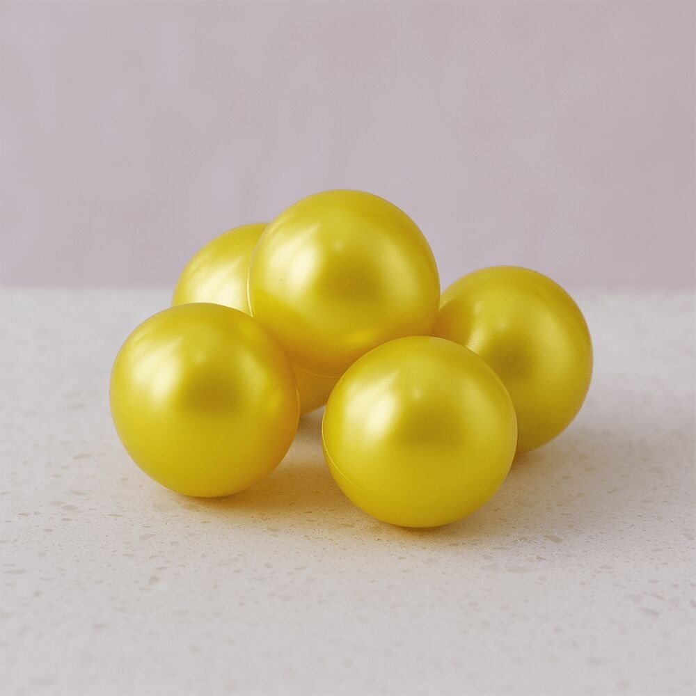 200 Round Bath Pearls Honeysuckle Scent with Soybean Oil - Paraben Free - Foot Bath Beads