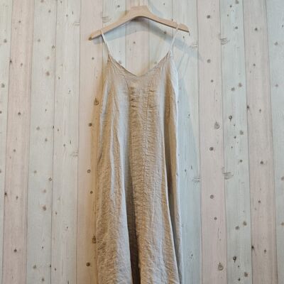 REF 18017 VESTIDO TIRANTE LINO 100%