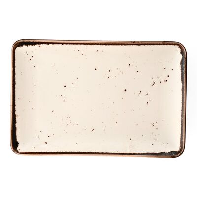 Porcelain Serving Plate – Fairlie, Sandstone – 30x20cm