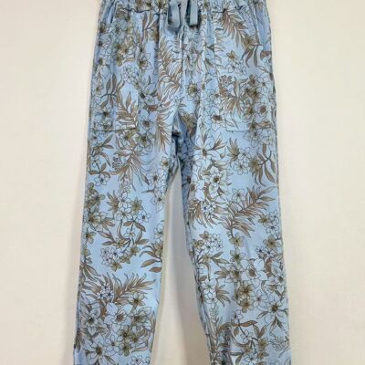 Pantaloni floreali pronti da indossare