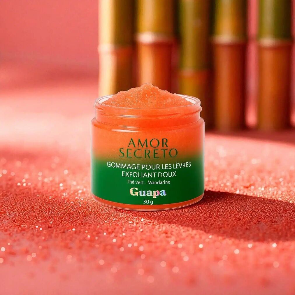 Gentle Exfoliating Lip Scrub – Green Tea/Mandarin