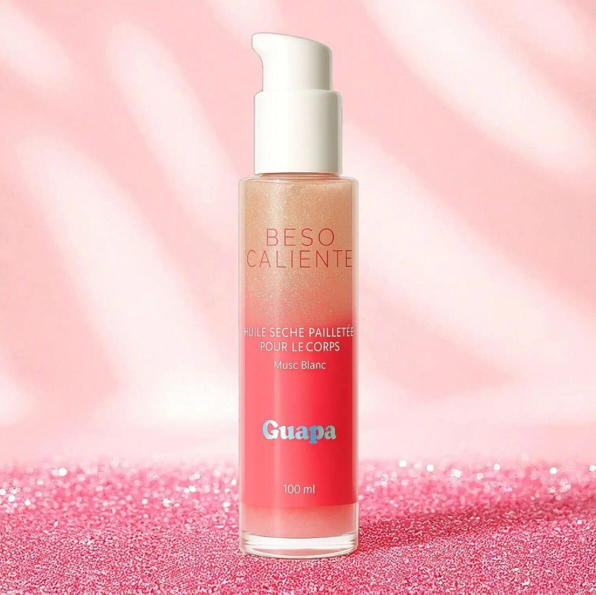 Olio secco per il corpo glitterato - Muschio bianco