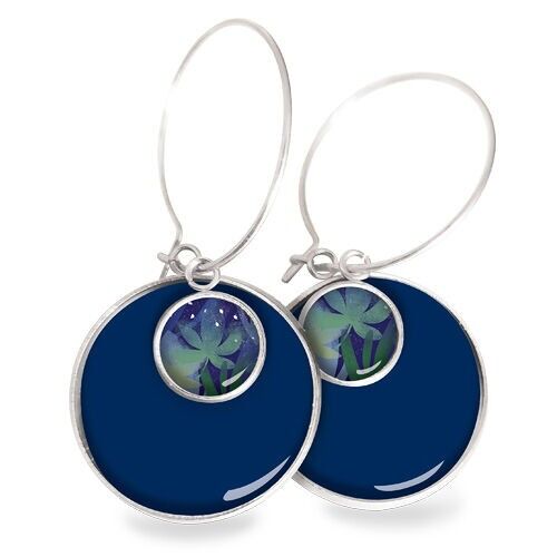 Nomade Créoles Tempête - Argent (acier chirurgical)